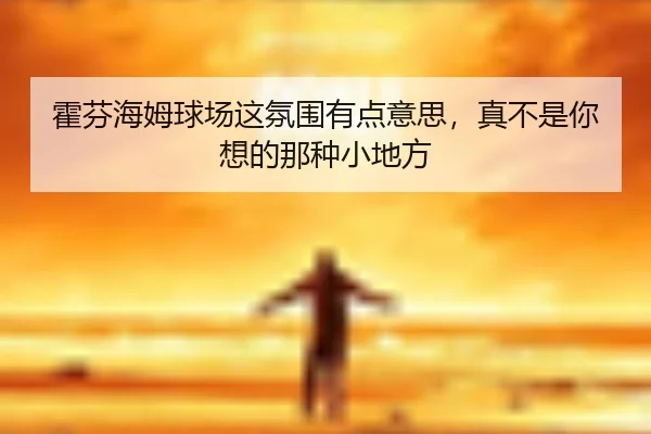 霍芬海姆球场这氛围有点意思，真不是你想的那种小地方