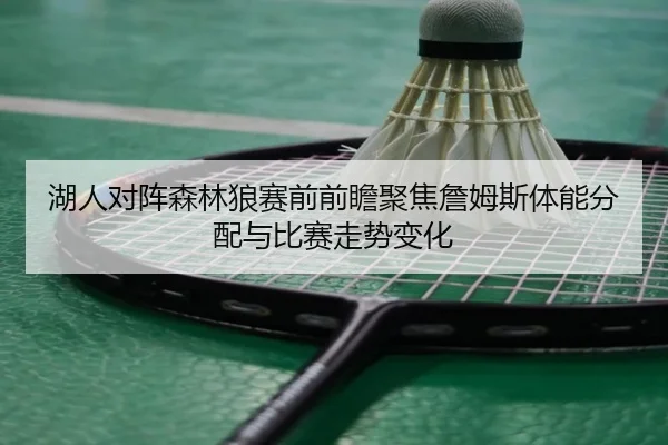 湖人对阵森林狼赛前前瞻聚焦詹姆斯体能分配与比赛走势变化